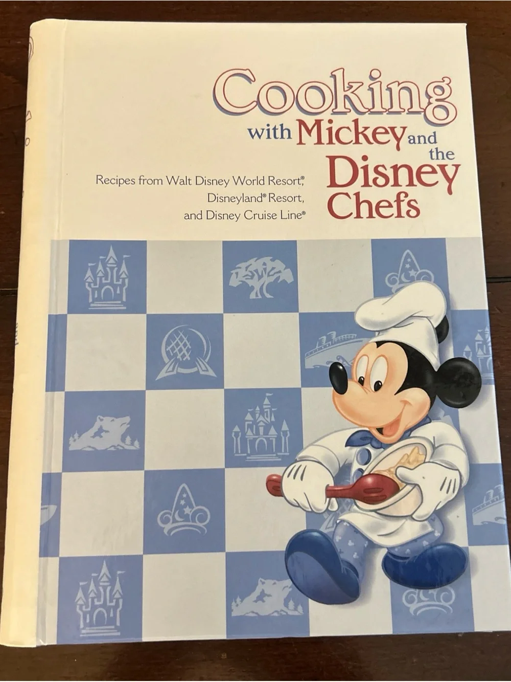 Disney Cooking with Mickey Chef Cookbook - Blue & White